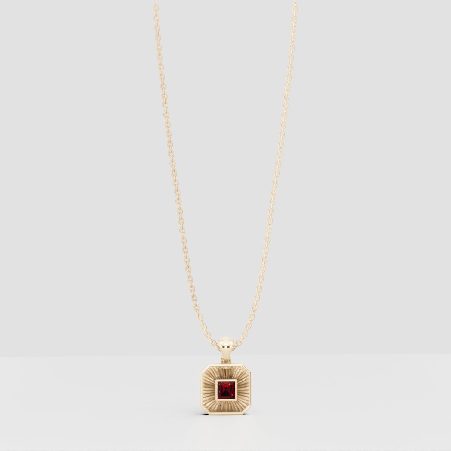 Birthstone Ray Pendant