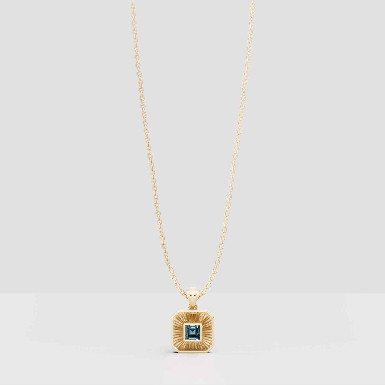 Birthstone Ray Pendant