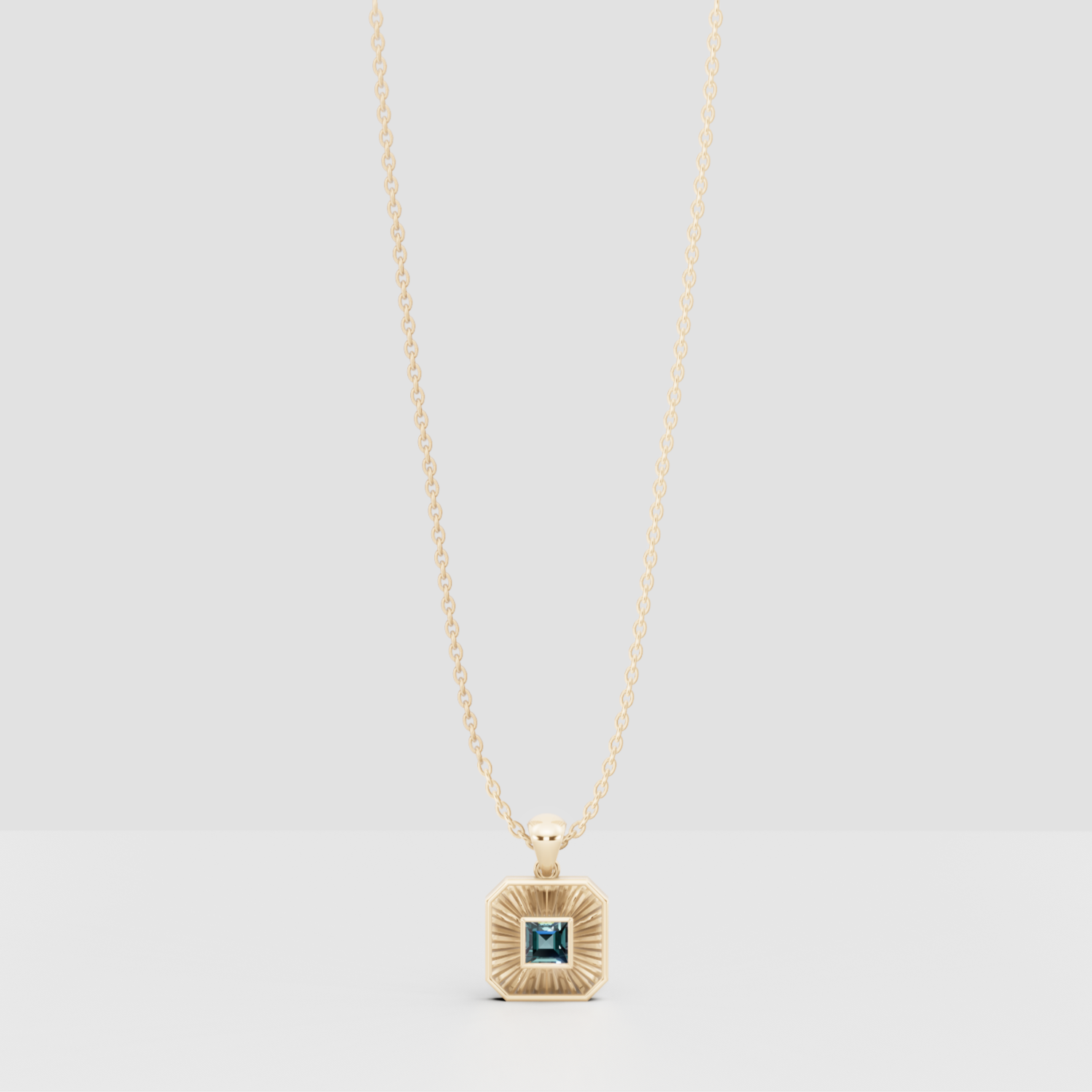 Birthstone Ray Pendant