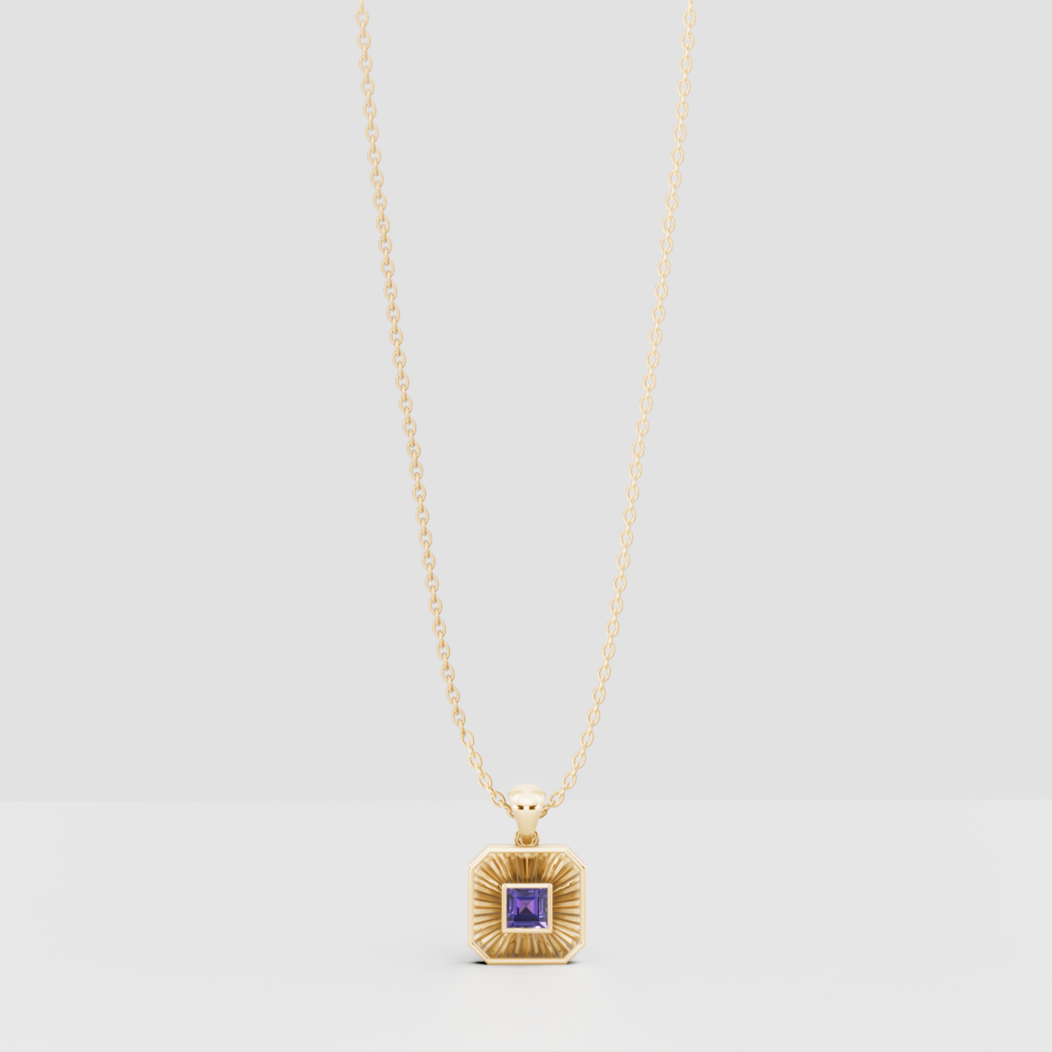 Birthstone Ray Pendant