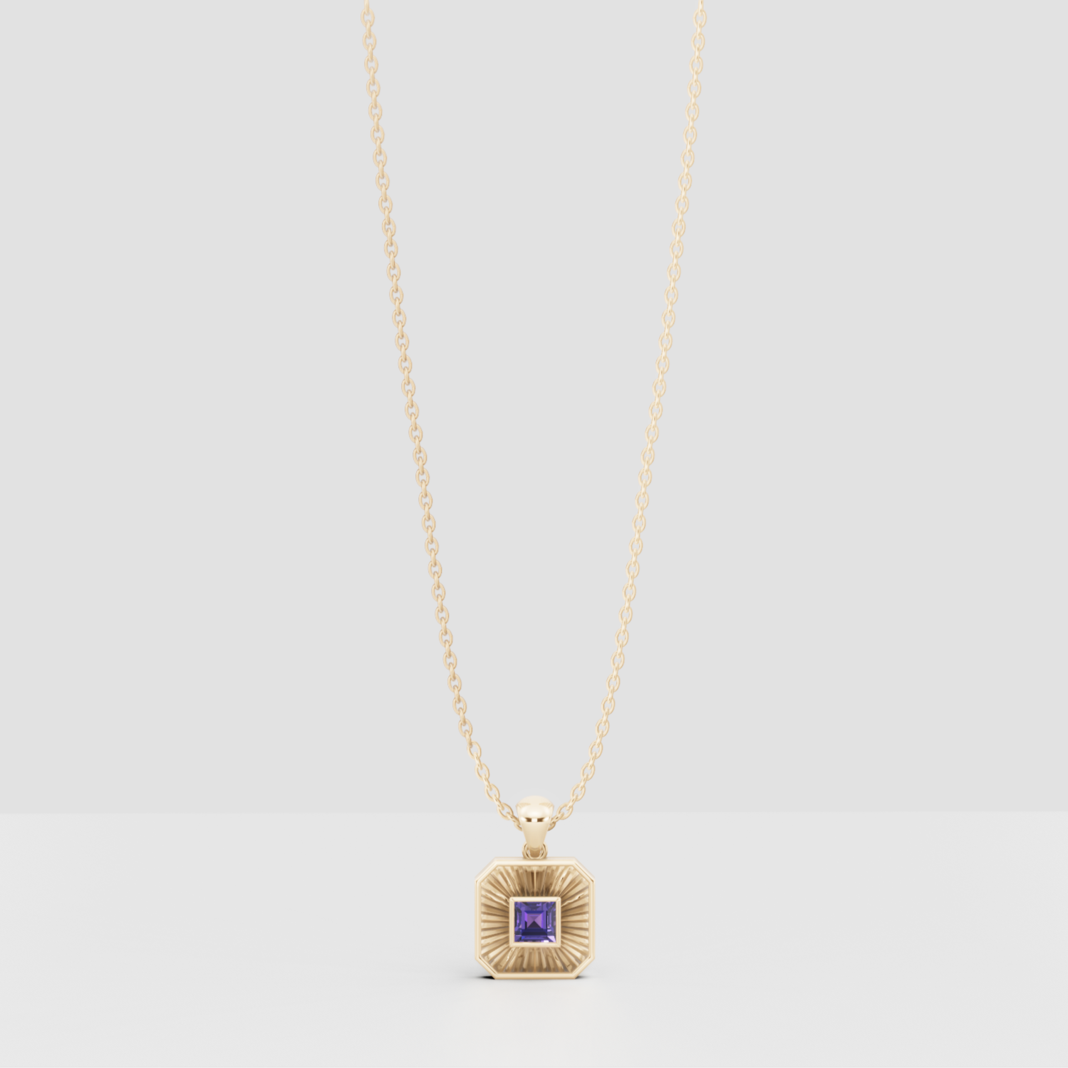 Birthstone Ray Pendant