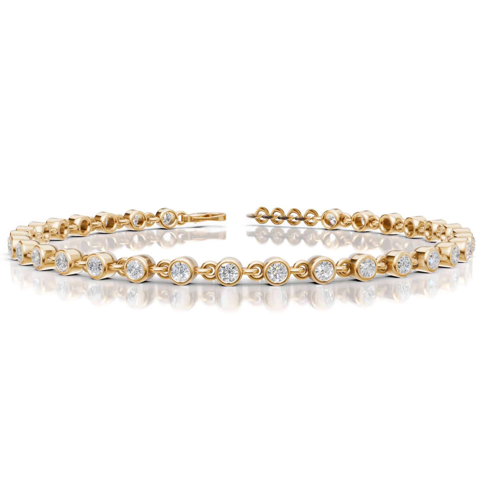 Gold Tennis Bracelet