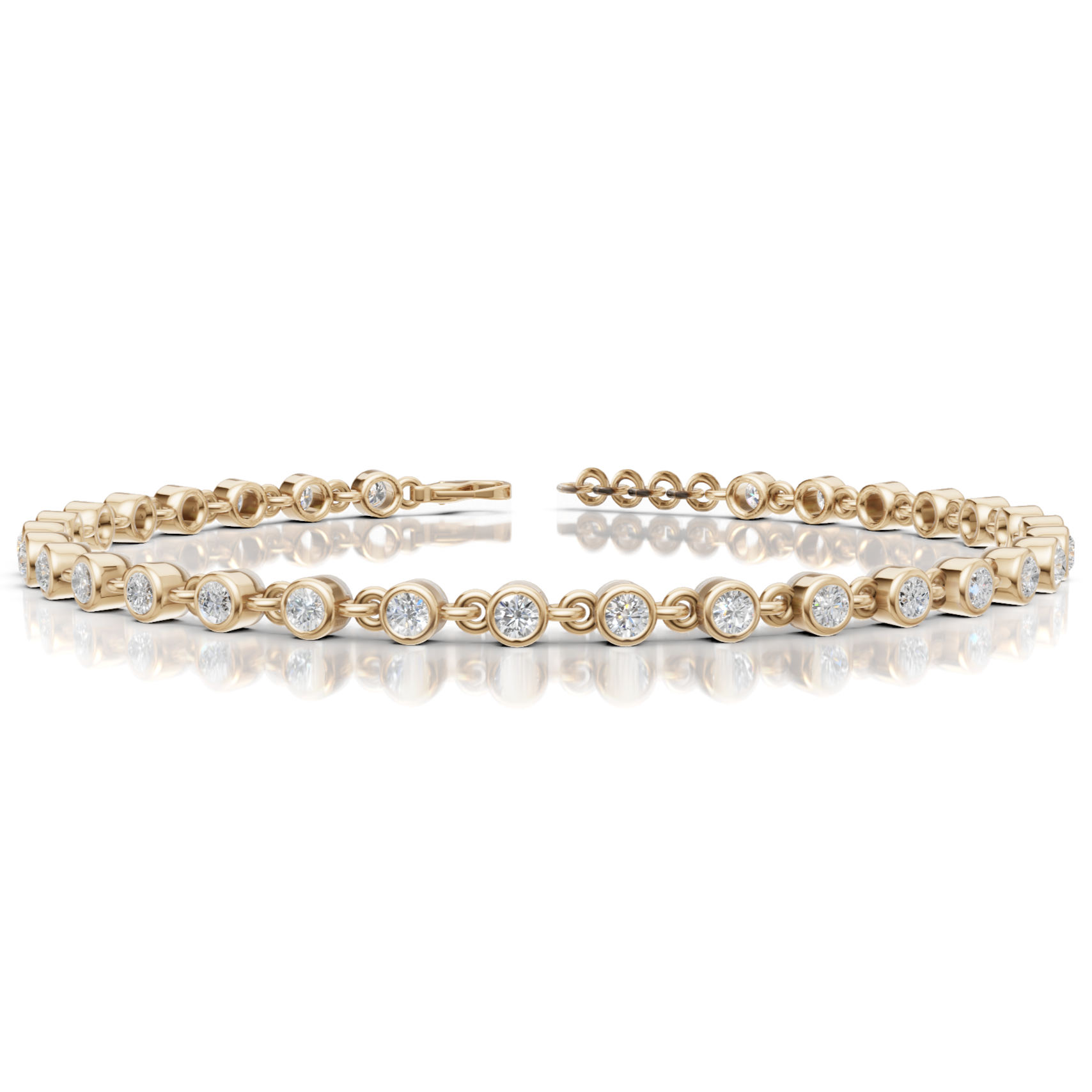 Gold Tennis Bracelet