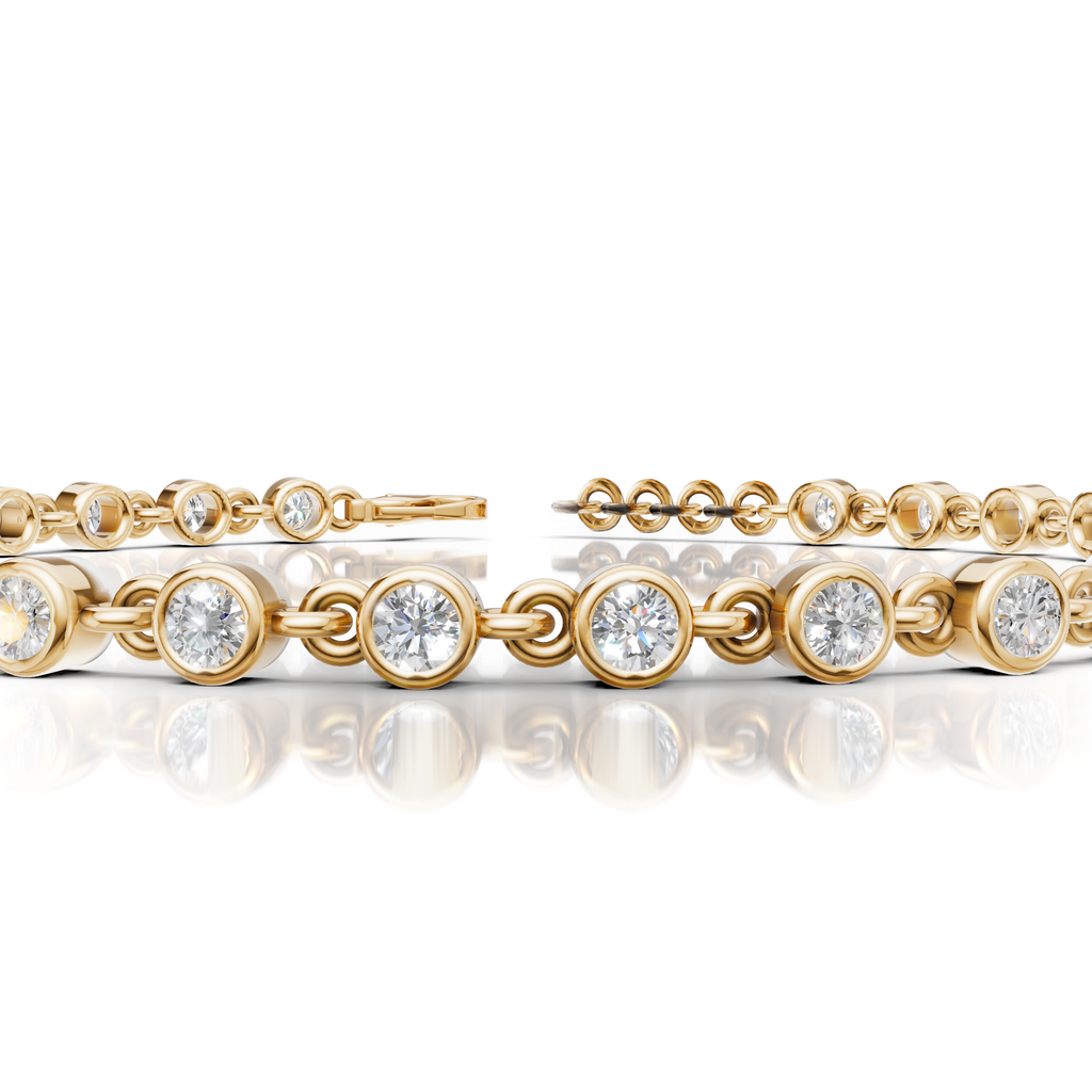 Gold Tennis Bracelet