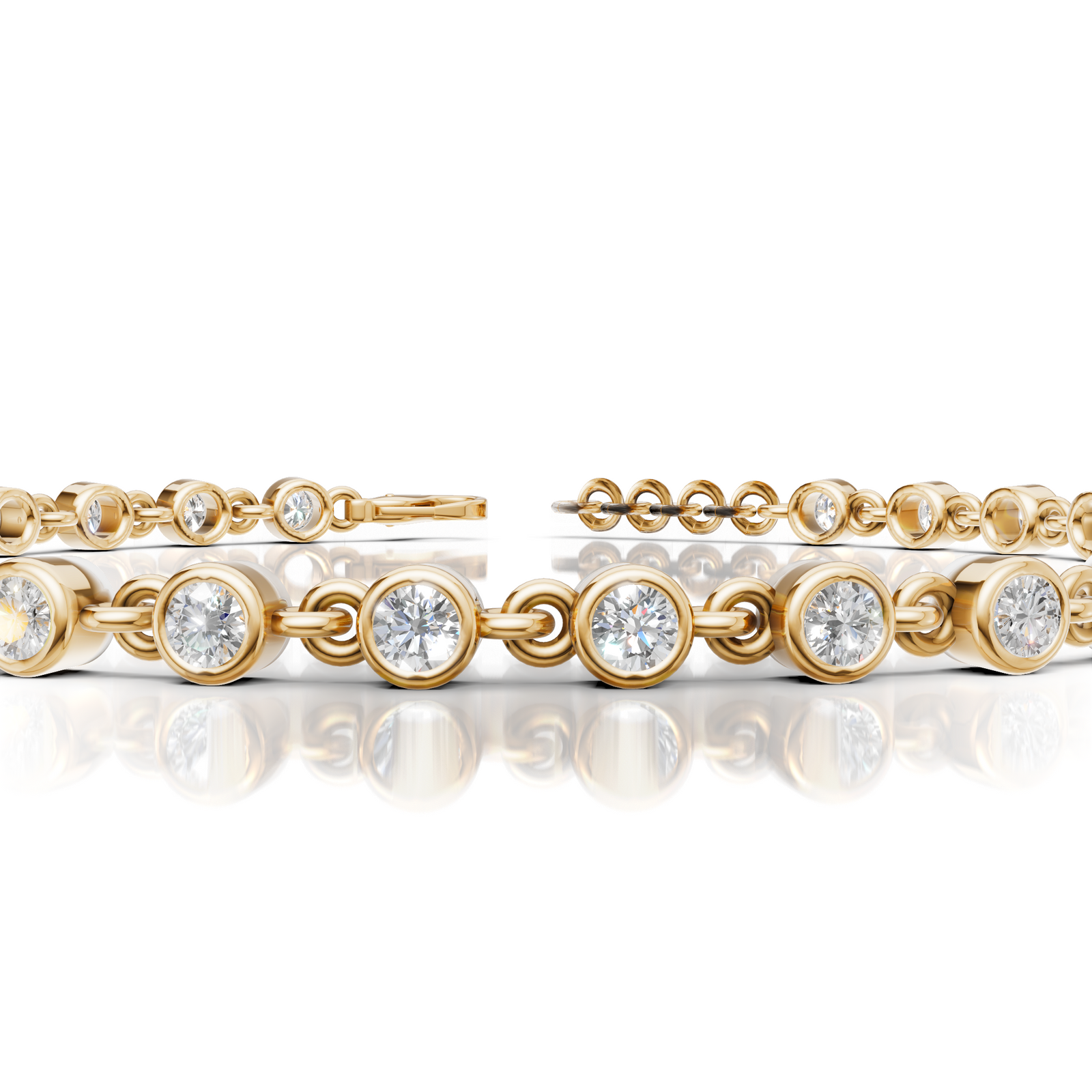 Gold Tennis Bracelet