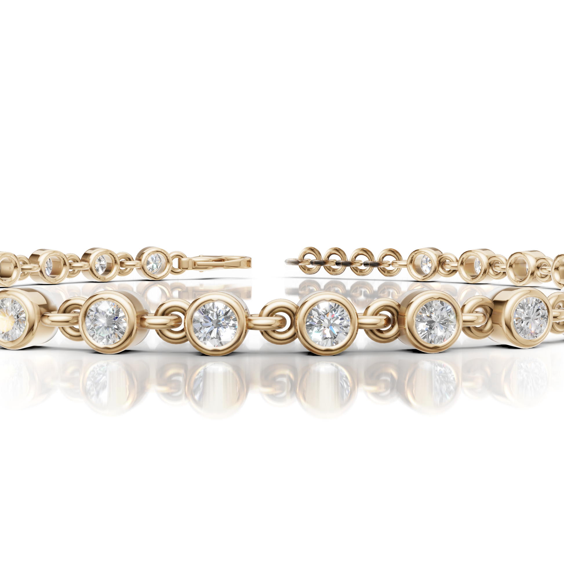 Gold Tennis Bracelet