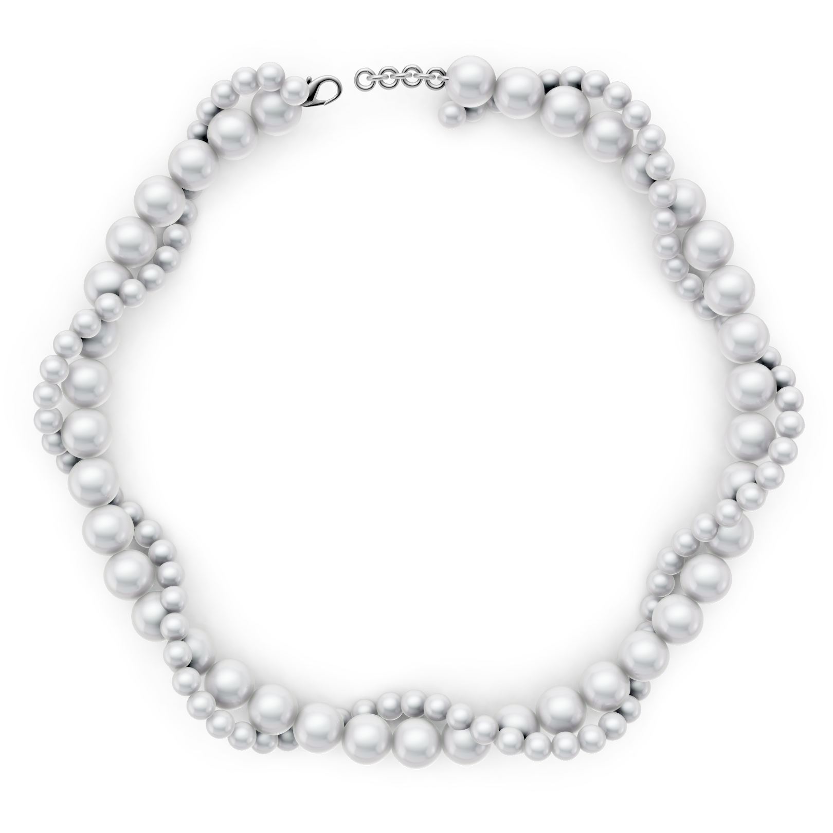 Entwined Pearl Necklace