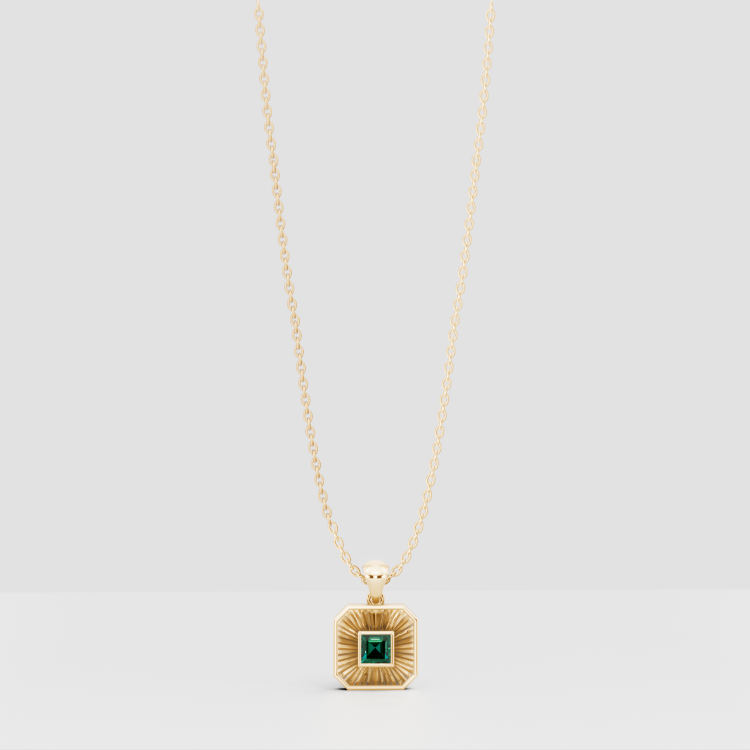 Birthstone Ray Pendant