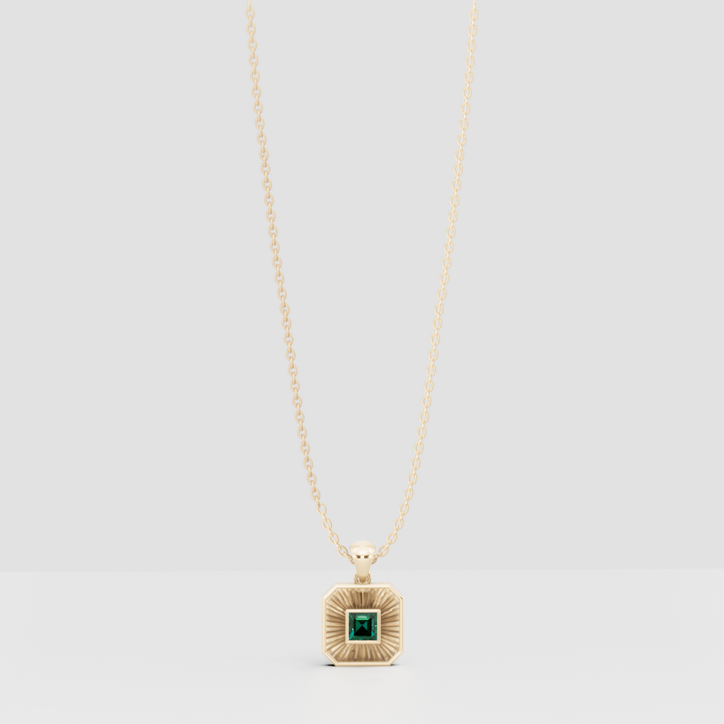 Birthstone Ray Pendant