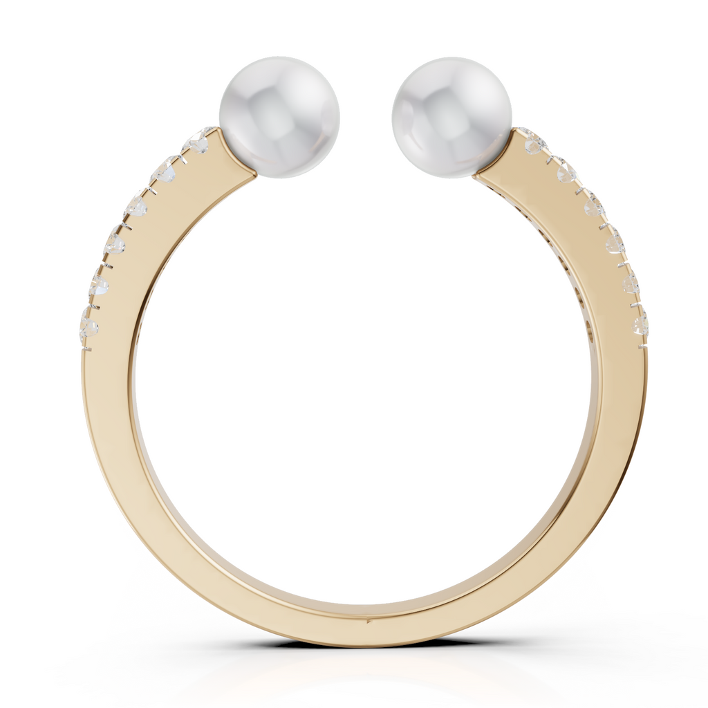Twin Pearl Ring