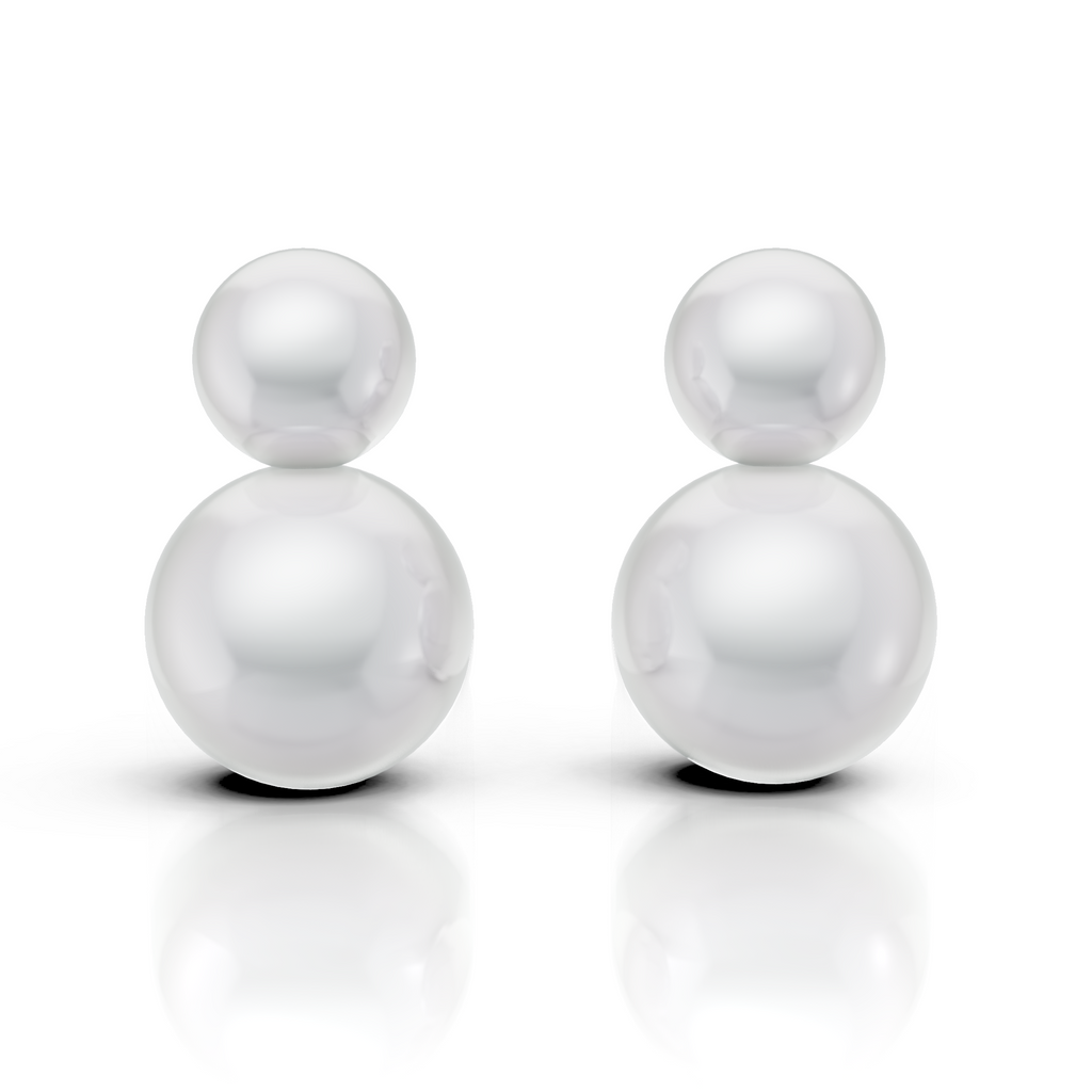 Pearl Duo Studs