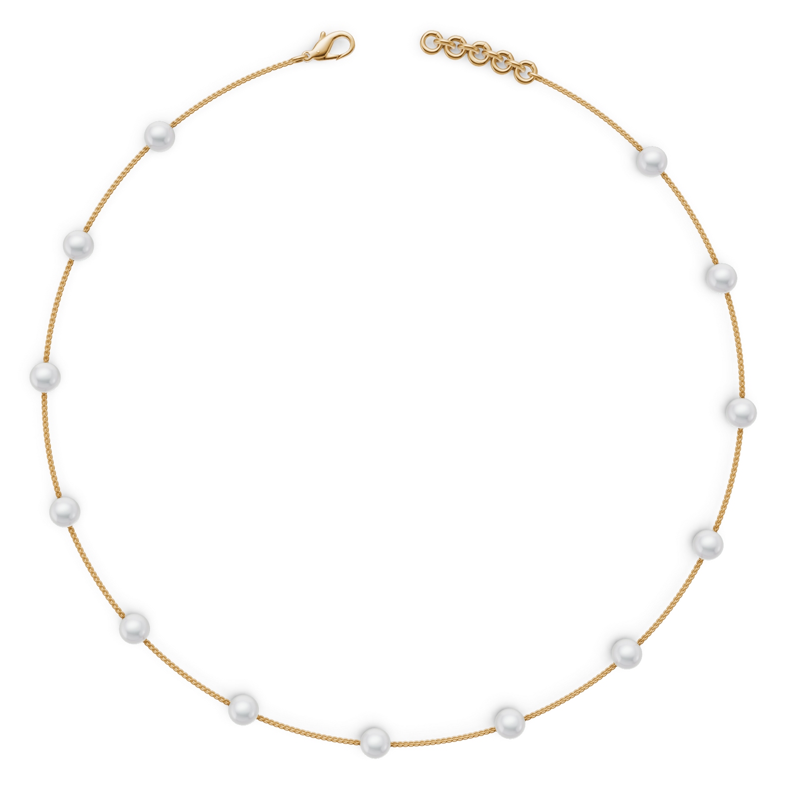 Chain Pearl Choker