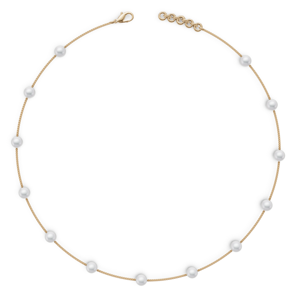 Chain Pearl Choker
