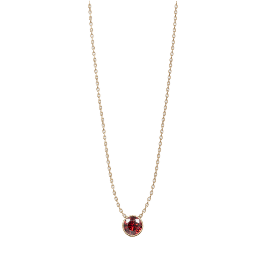 Birthstone Bezel Pendant