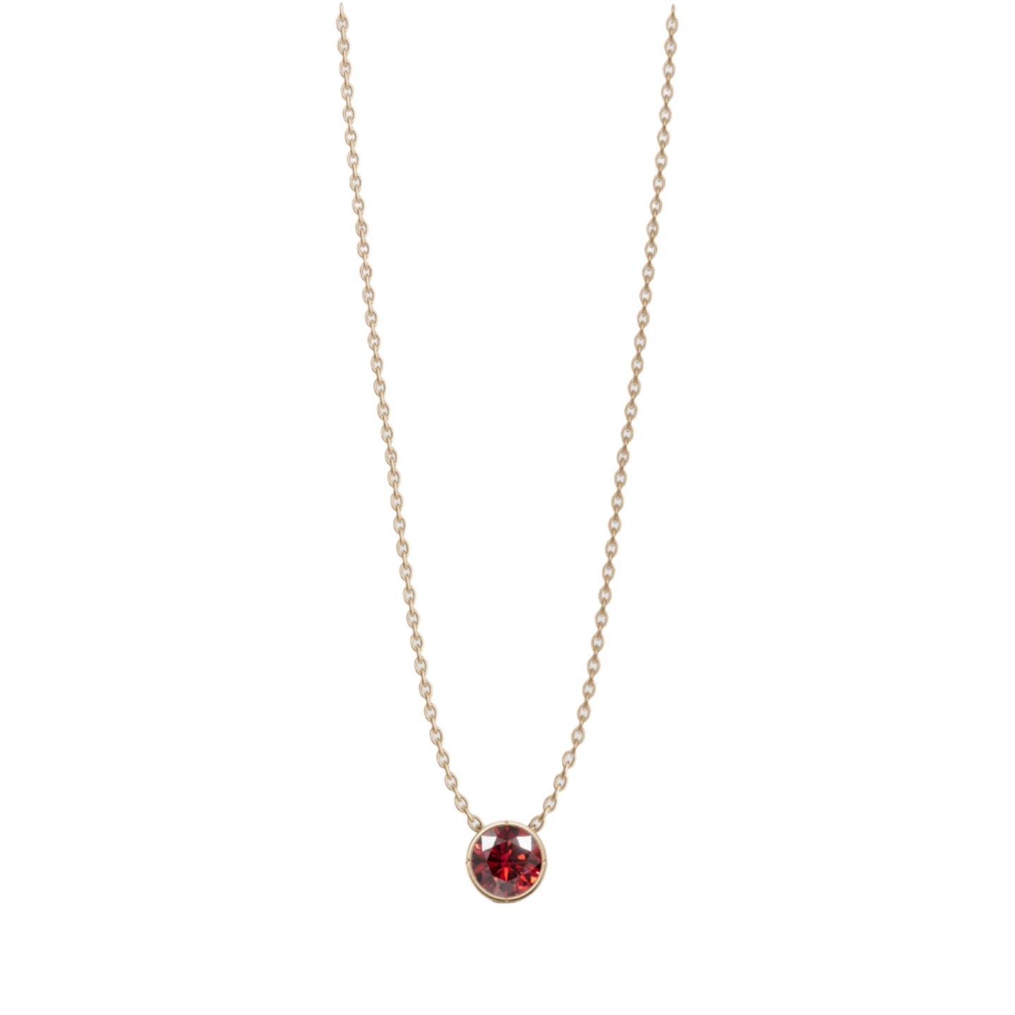 Birthstone Bezel Pendant