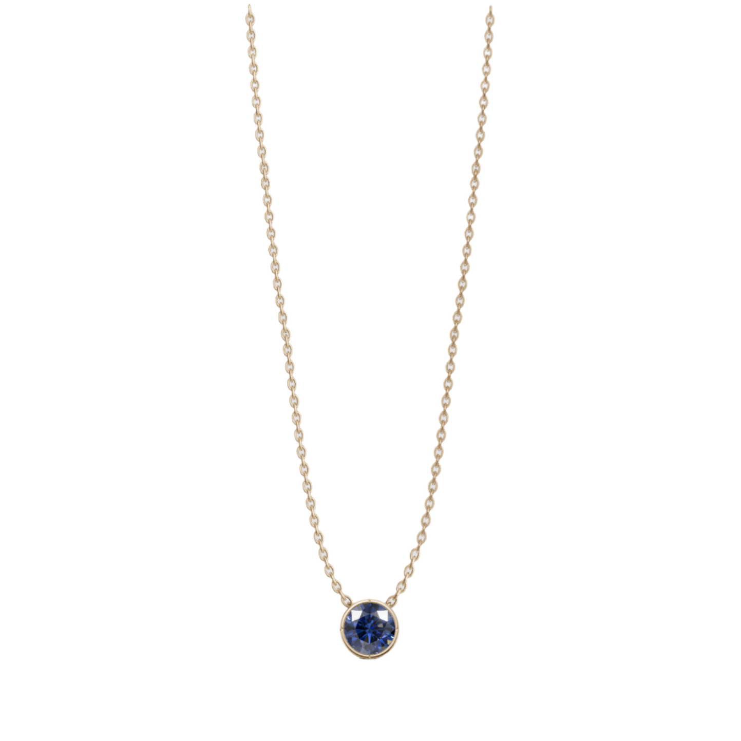 Birthstone Bezel Pendant