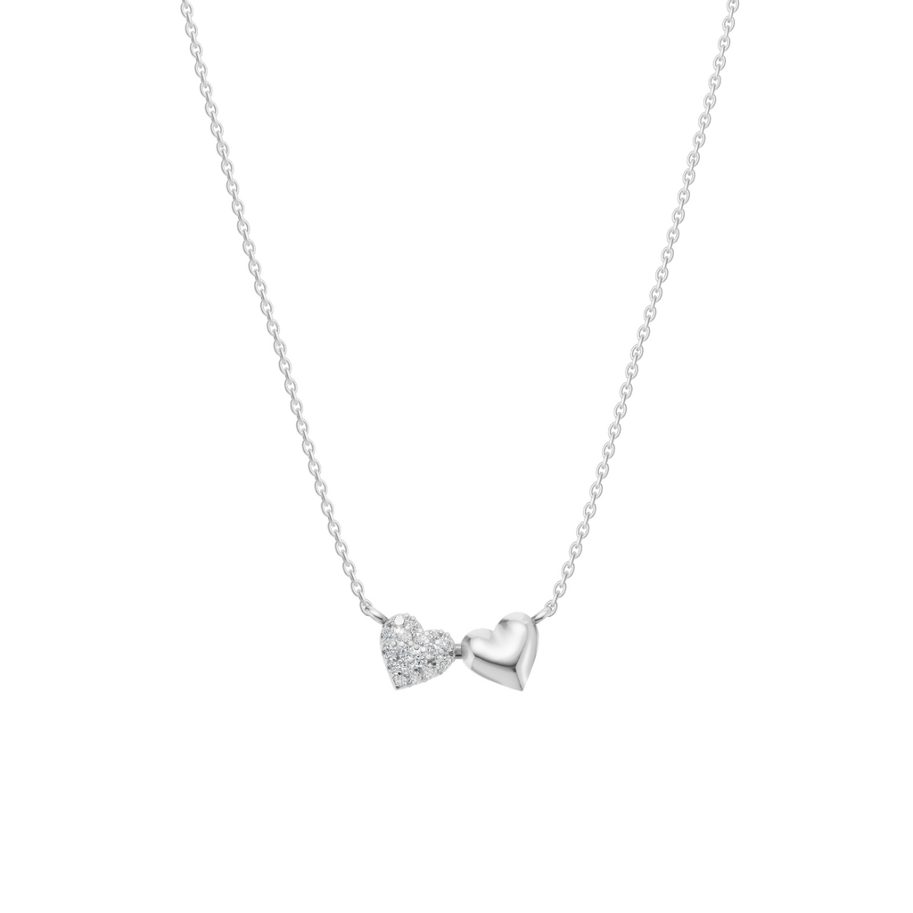 Twin Hearts Necklace