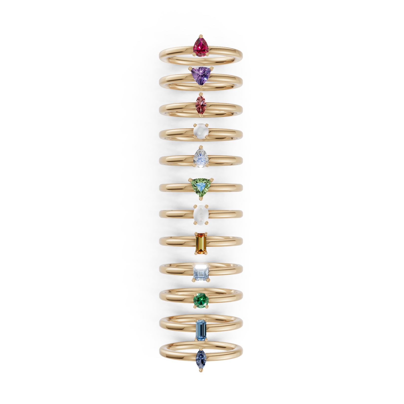 Birthstone Stack