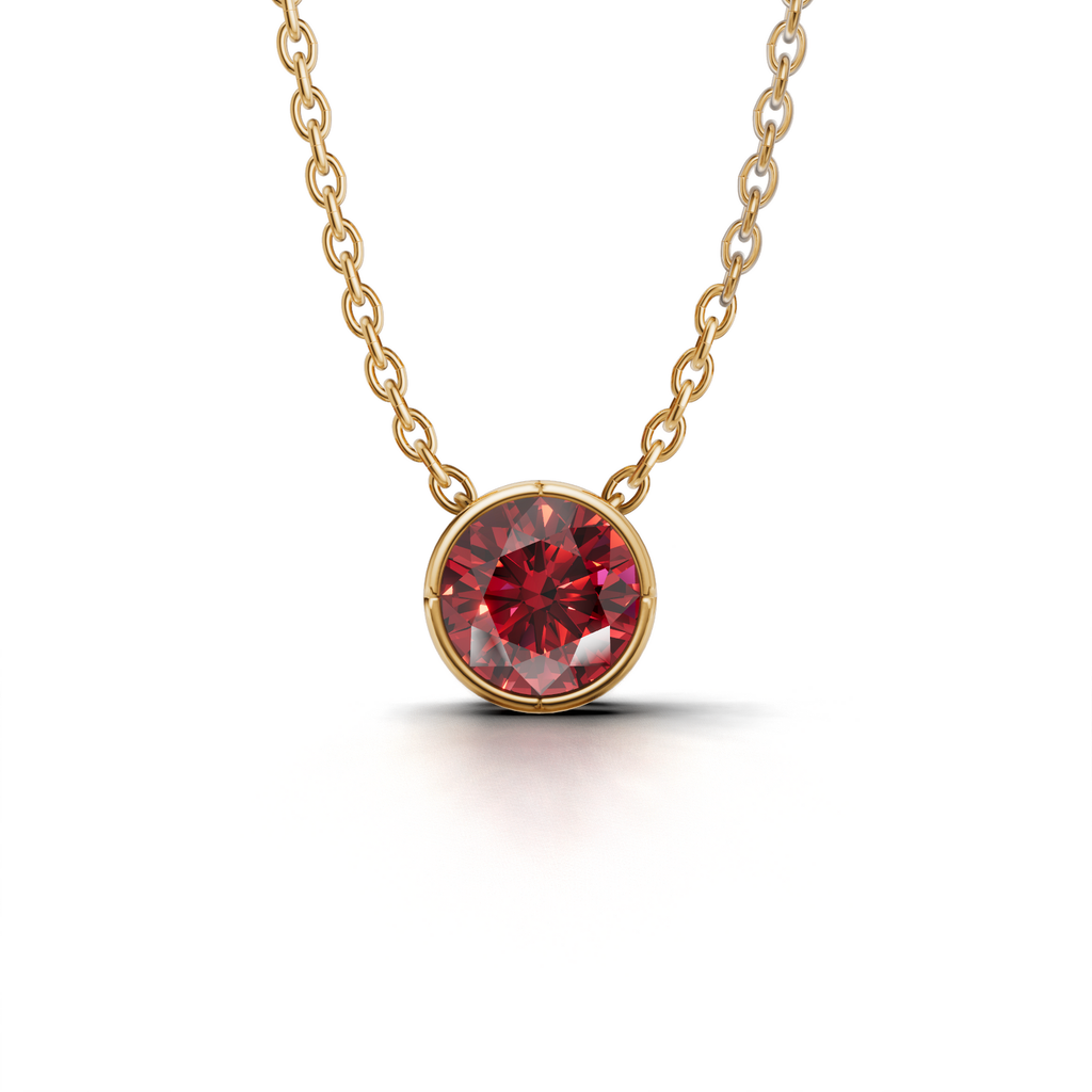 Birthstone Bezel Pendant