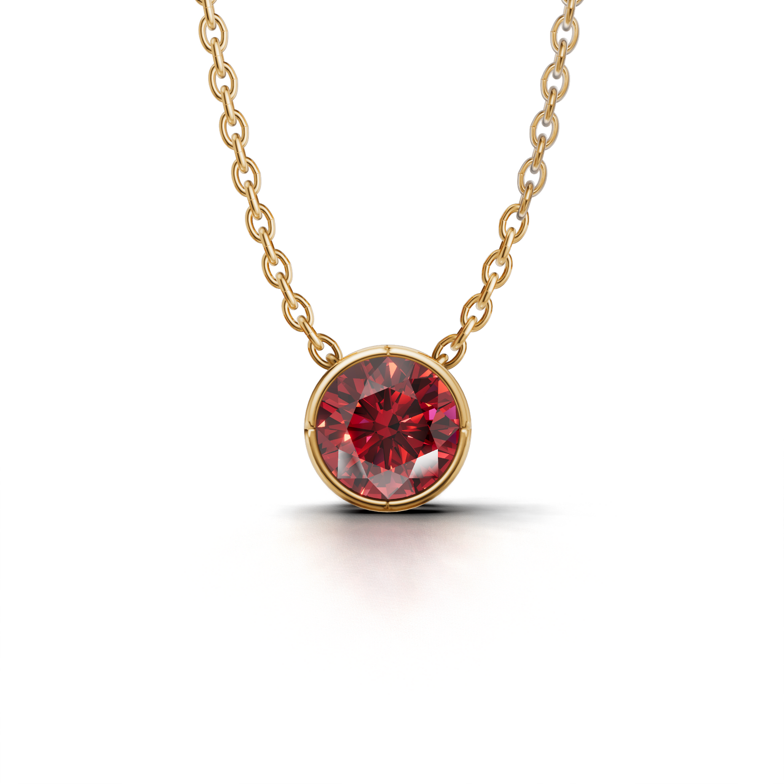 Birthstone Bezel Pendant