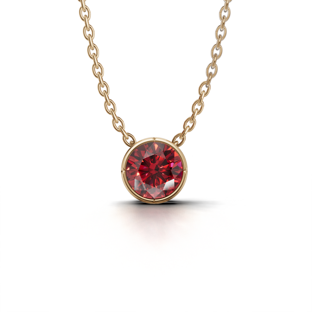 Birthstone Bezel Pendant