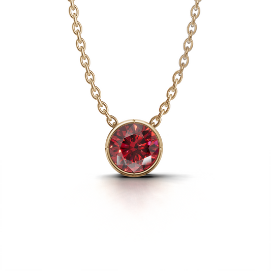 Birthstone Bezel Pendant