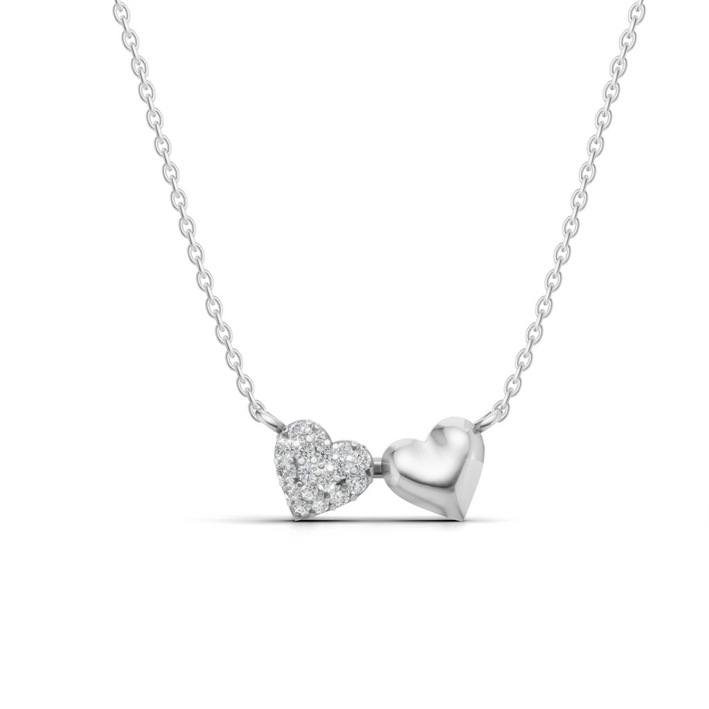 Twin Hearts Necklace