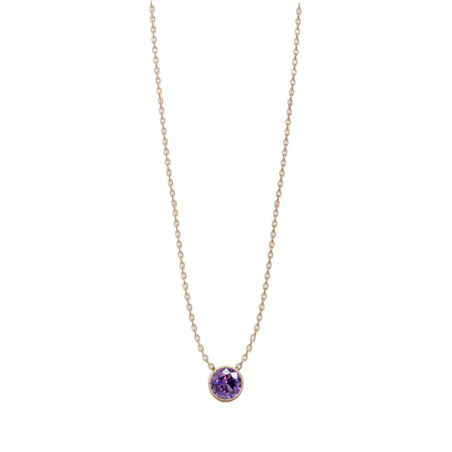 Birthstone Bezel Pendant