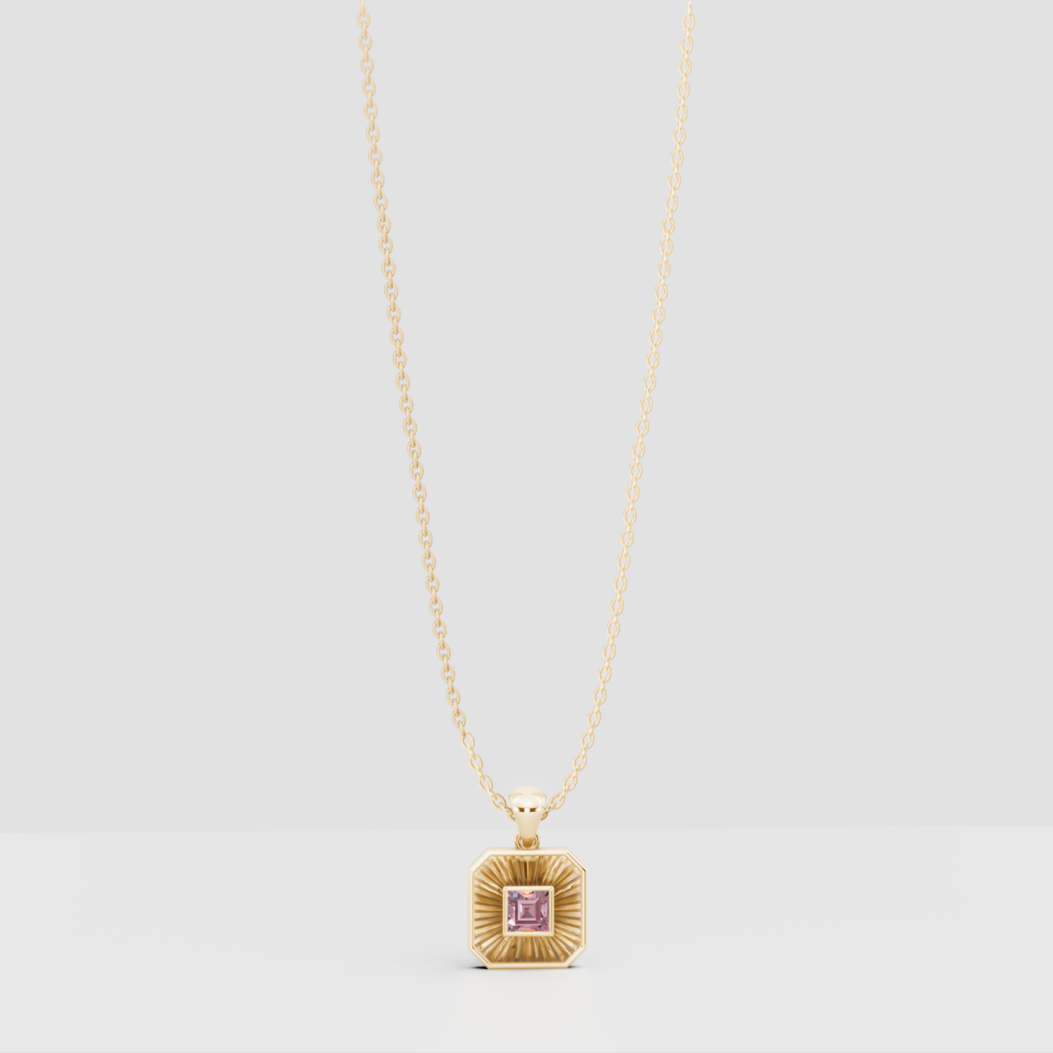 Birthstone Ray Pendant