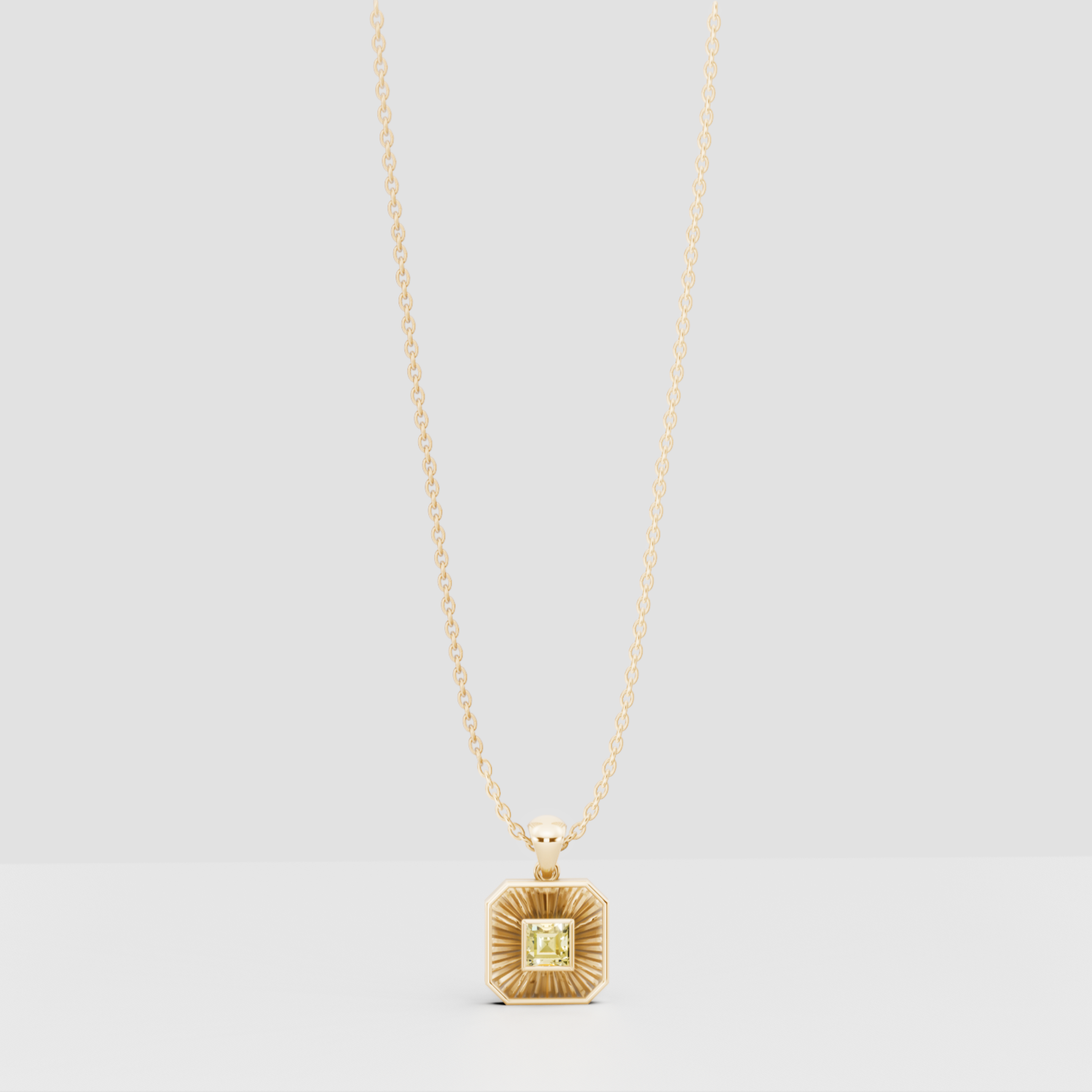 Birthstone Ray Pendant