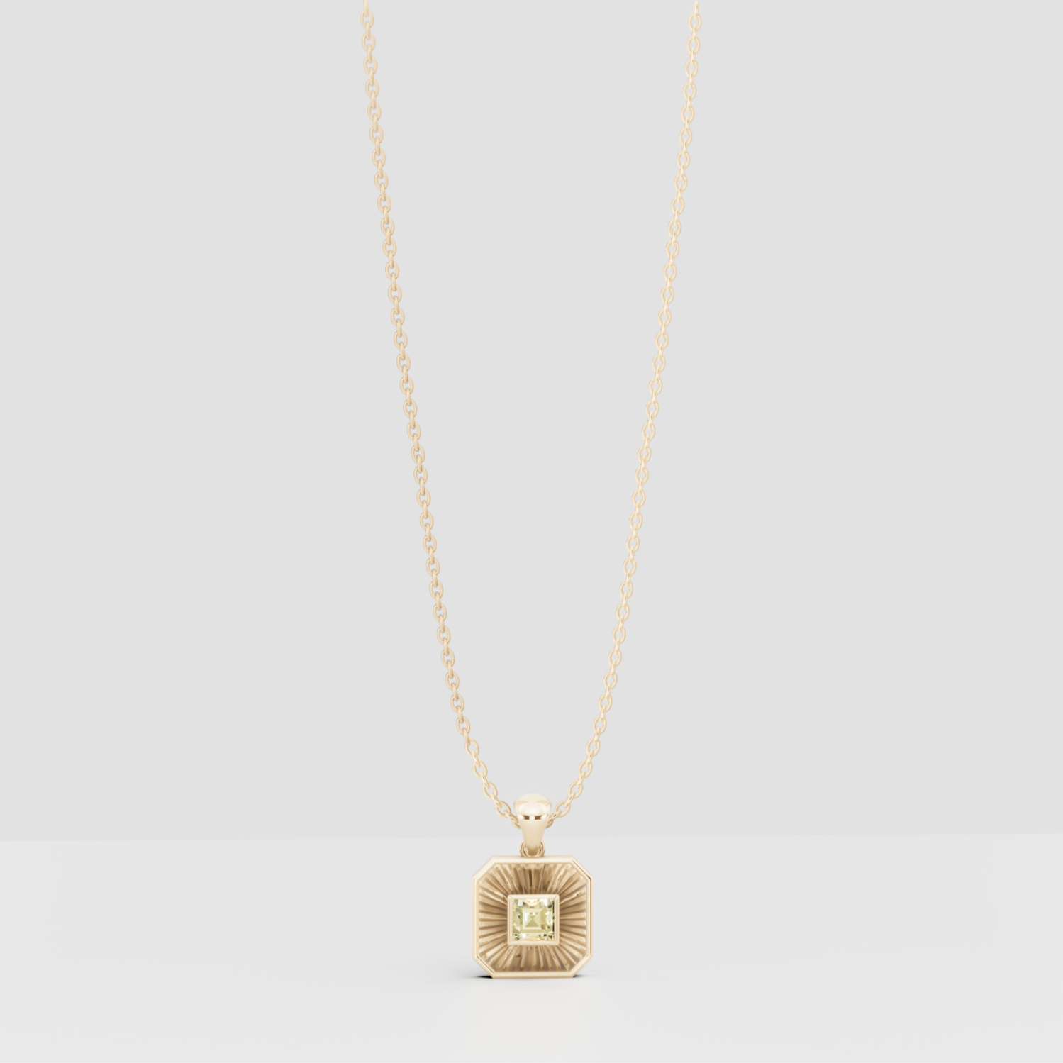 Birthstone Ray Pendant