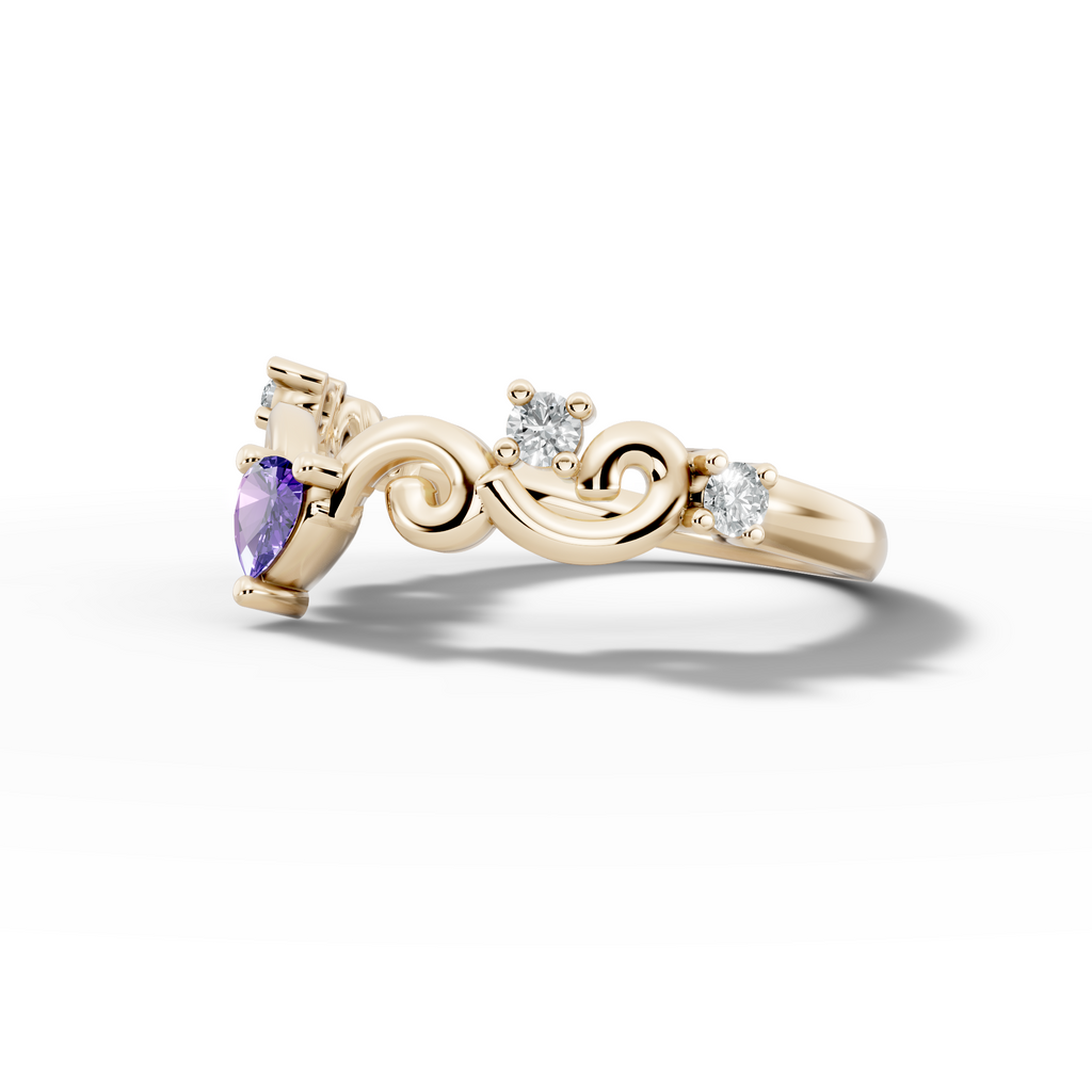 Birthstone Dainty Ring