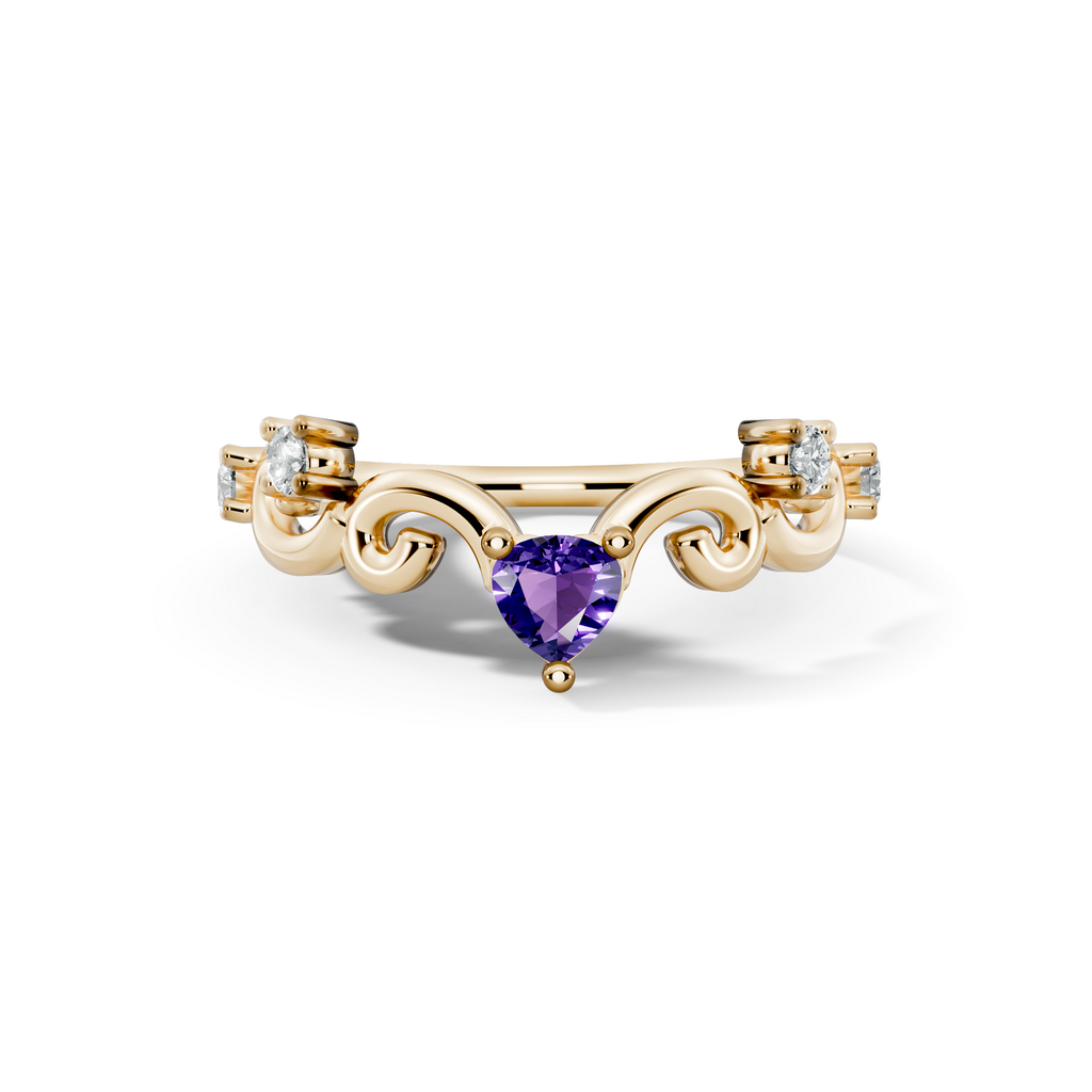 Birthstone Dainty Ring