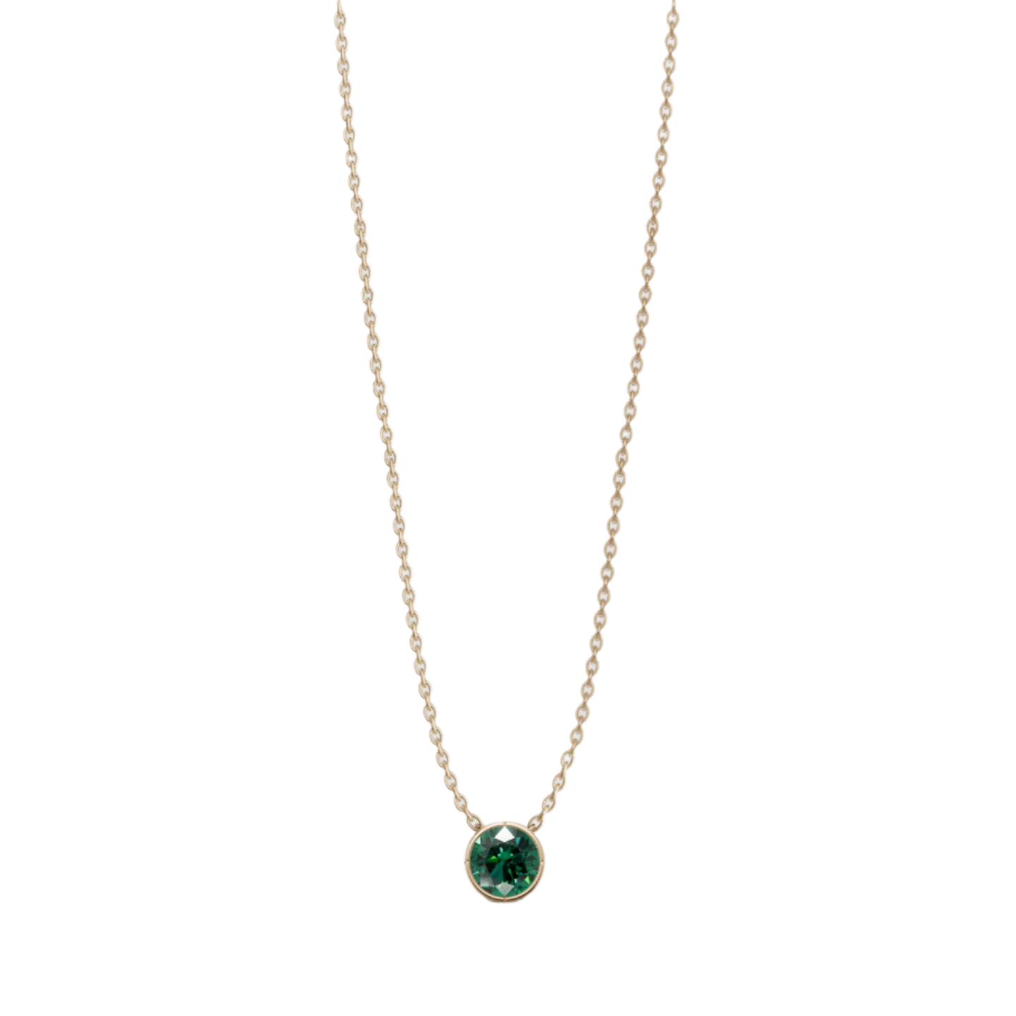 Birthstone Bezel Pendant