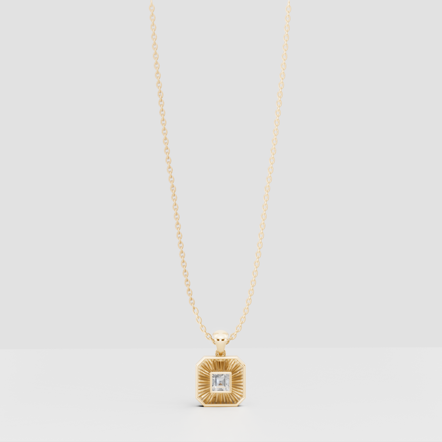 Birthstone Ray Pendant
