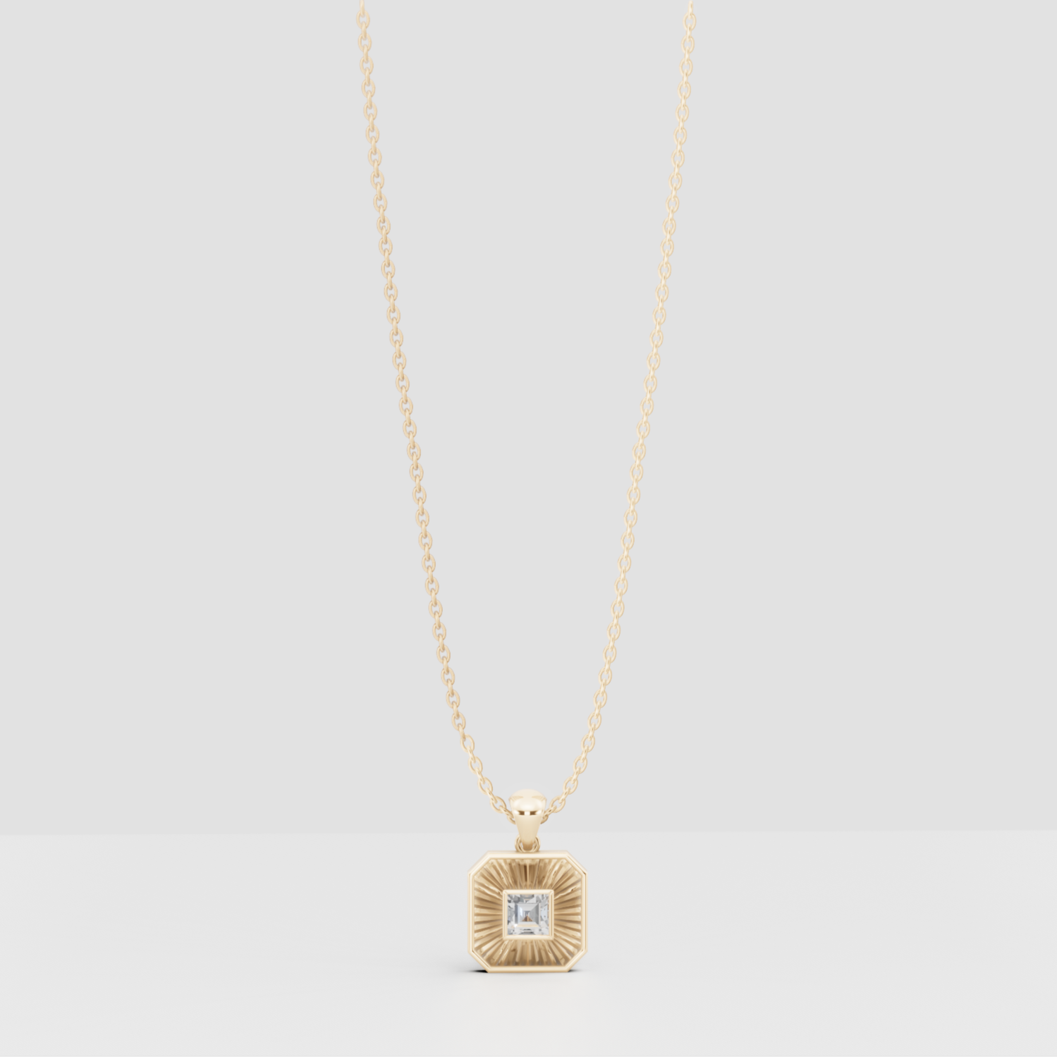 Birthstone Ray Pendant