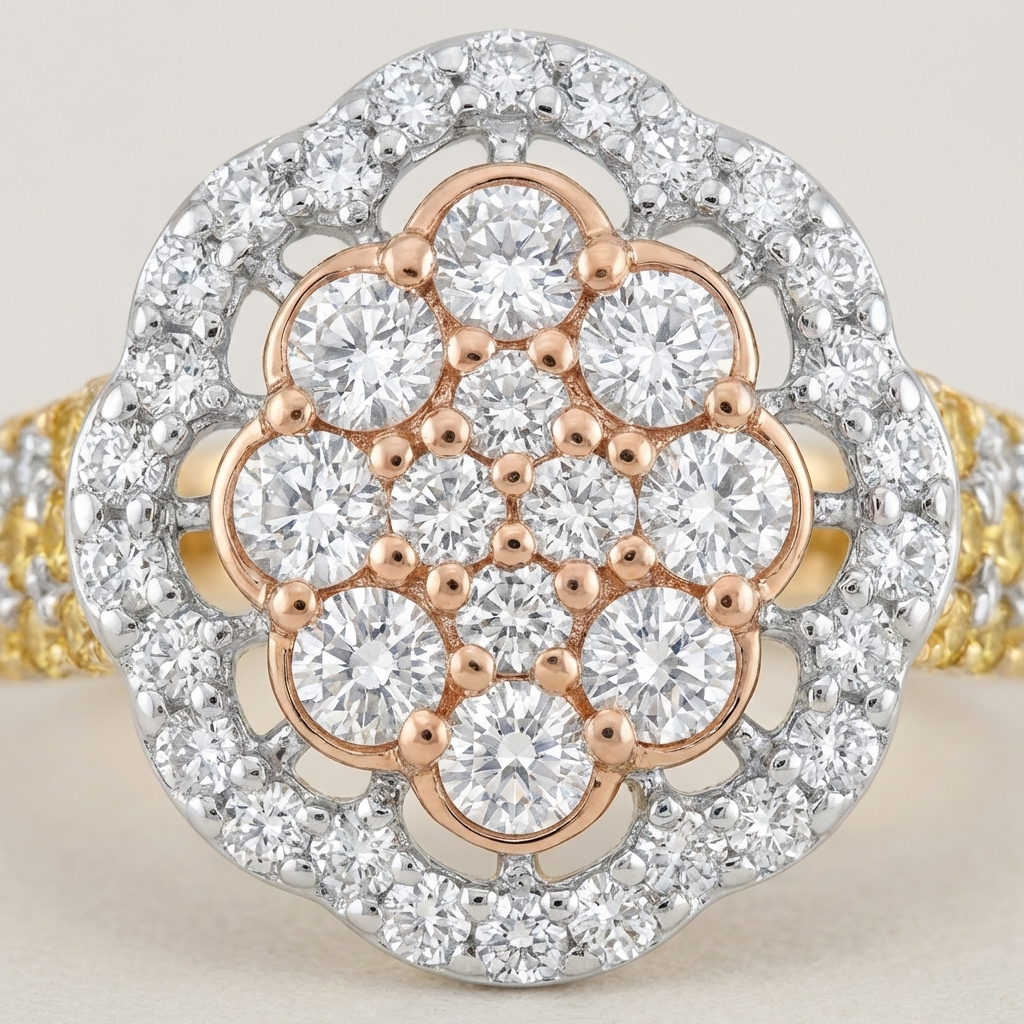 Elodie Floral Cocktail Ring
