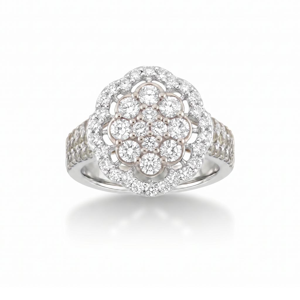 Elodie Floral Cocktail Ring