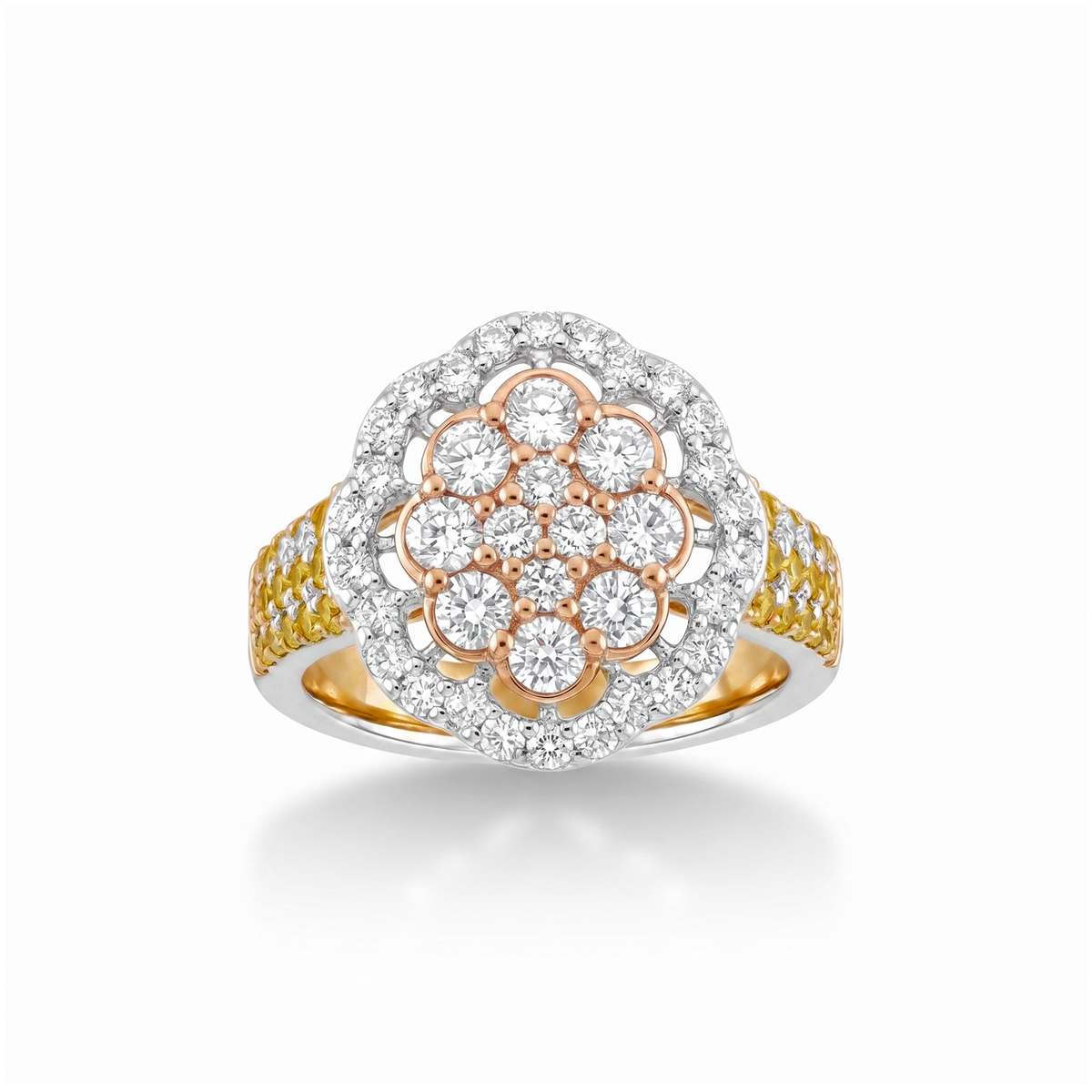 Elodie Floral Cocktail Ring