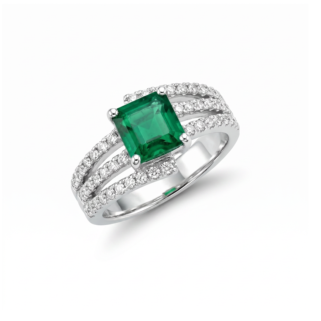 Sylvia Emerald Ring