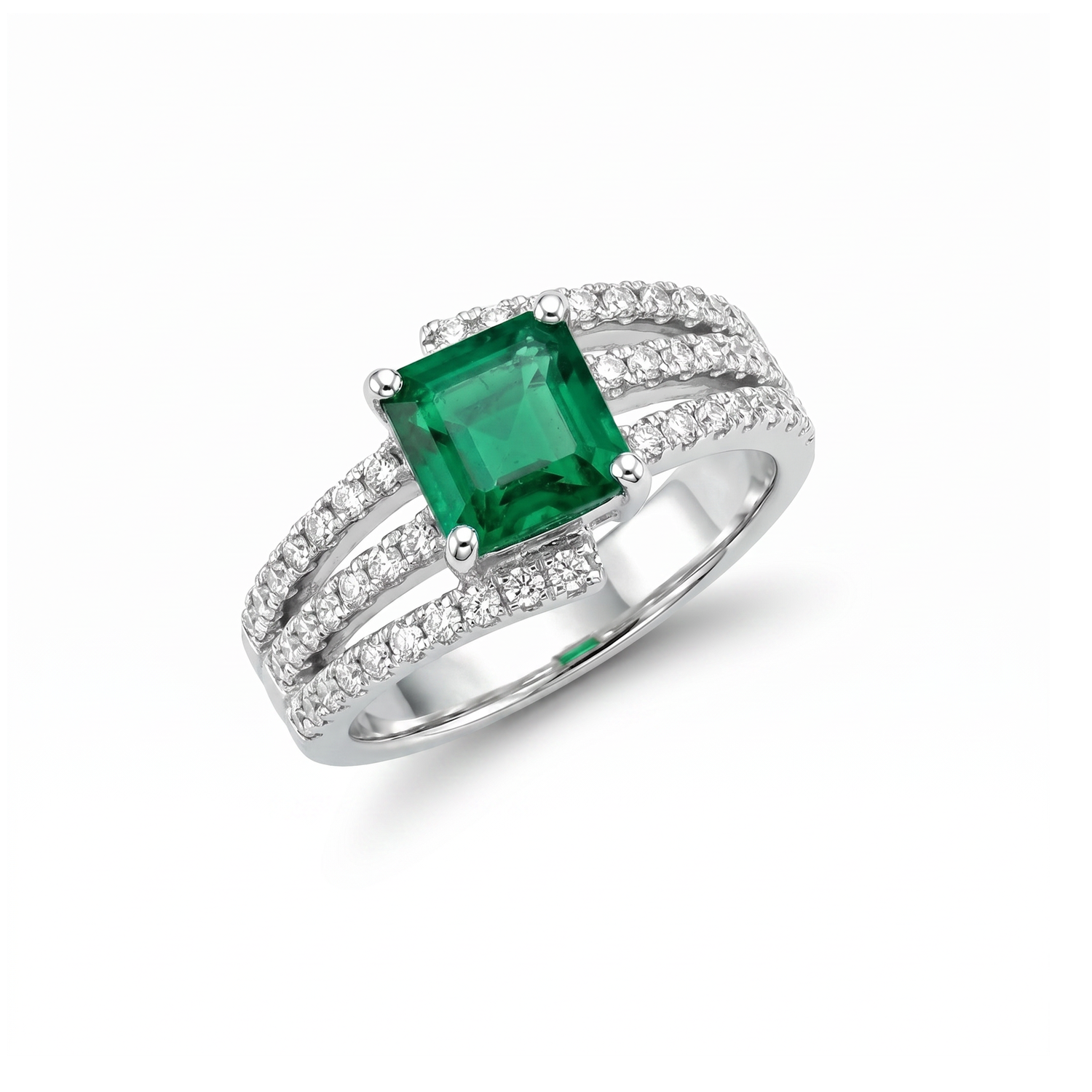 Sylvia Emerald Ring