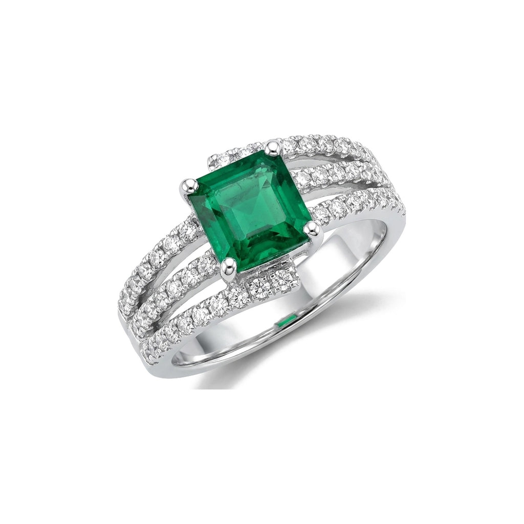 Sylvia Emerald Ring