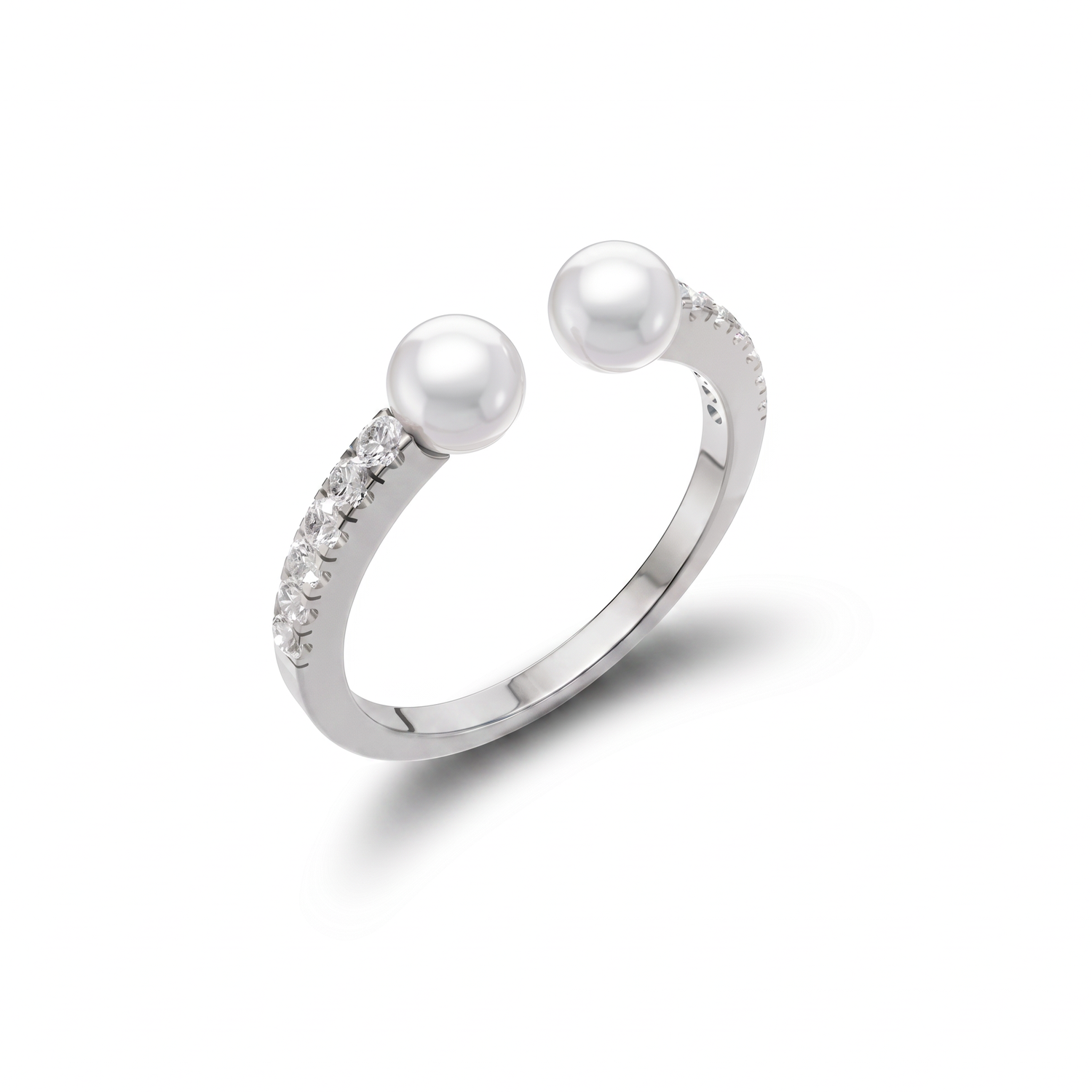 Twin Pearl Ring